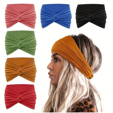 Faixa De Cabelo Turban Turbante Modelo Headband Ti