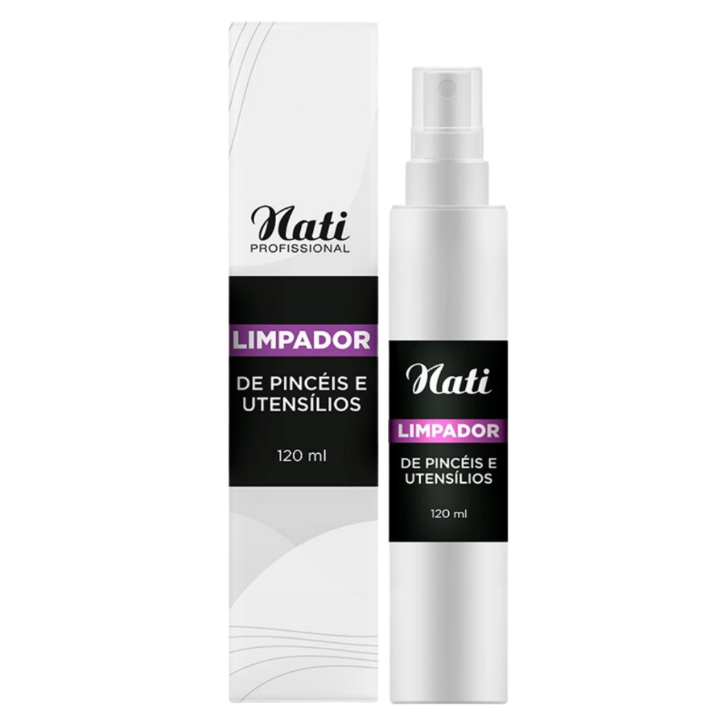 Higienizador Nati Profissional Spray Limpador de Pincel e Utensílios 120ml