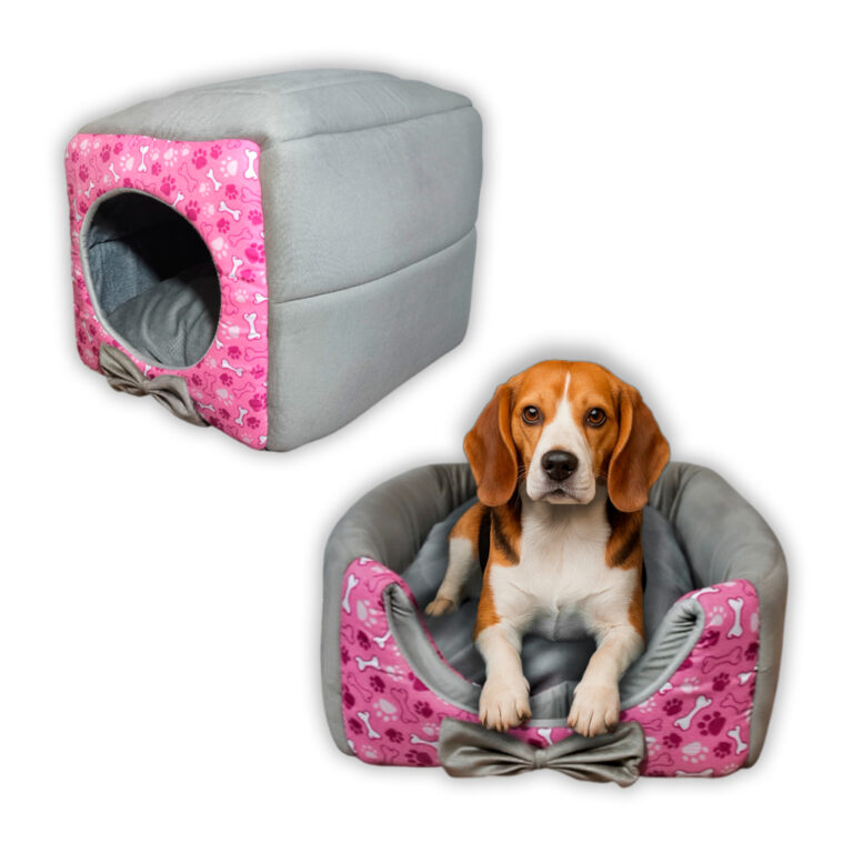 Casinha Toca Cama Iglu 2 Em 1 Cachorro Cão E Gato