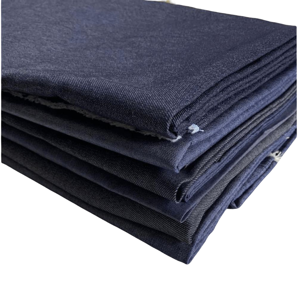 Retalho de Jeans Liso com Pouco ou Nenhum Elastano – Vendido Por Kg.