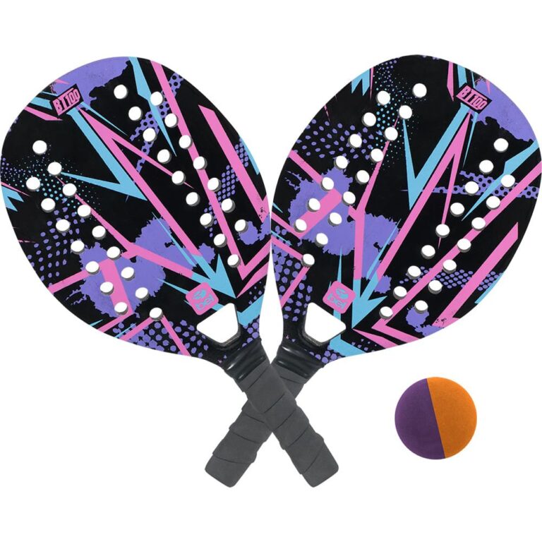 Kit 2 Raquetes de Beach Tennis Bolinha Frescobol N