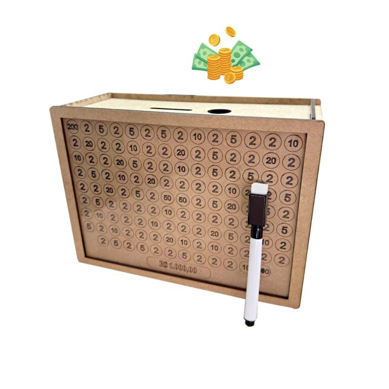 Cofre para Guardar 10 Mil/5 Mil/1 Mil em MDF  Caix