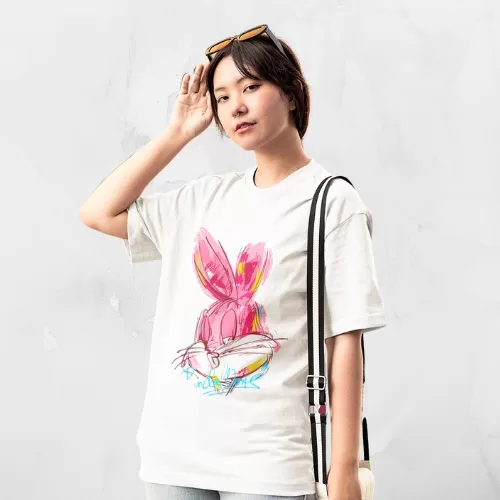 Blusa Feminina Estampada Coelho Personagem Desenho