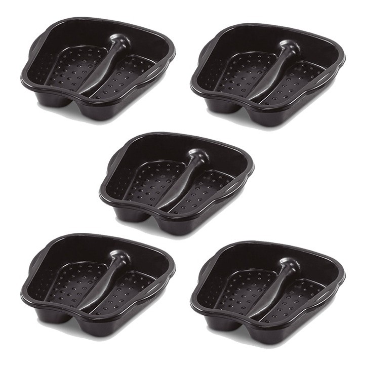 7 Bacias P/ Pés Pedicure Spa Relaxamento Escalda 