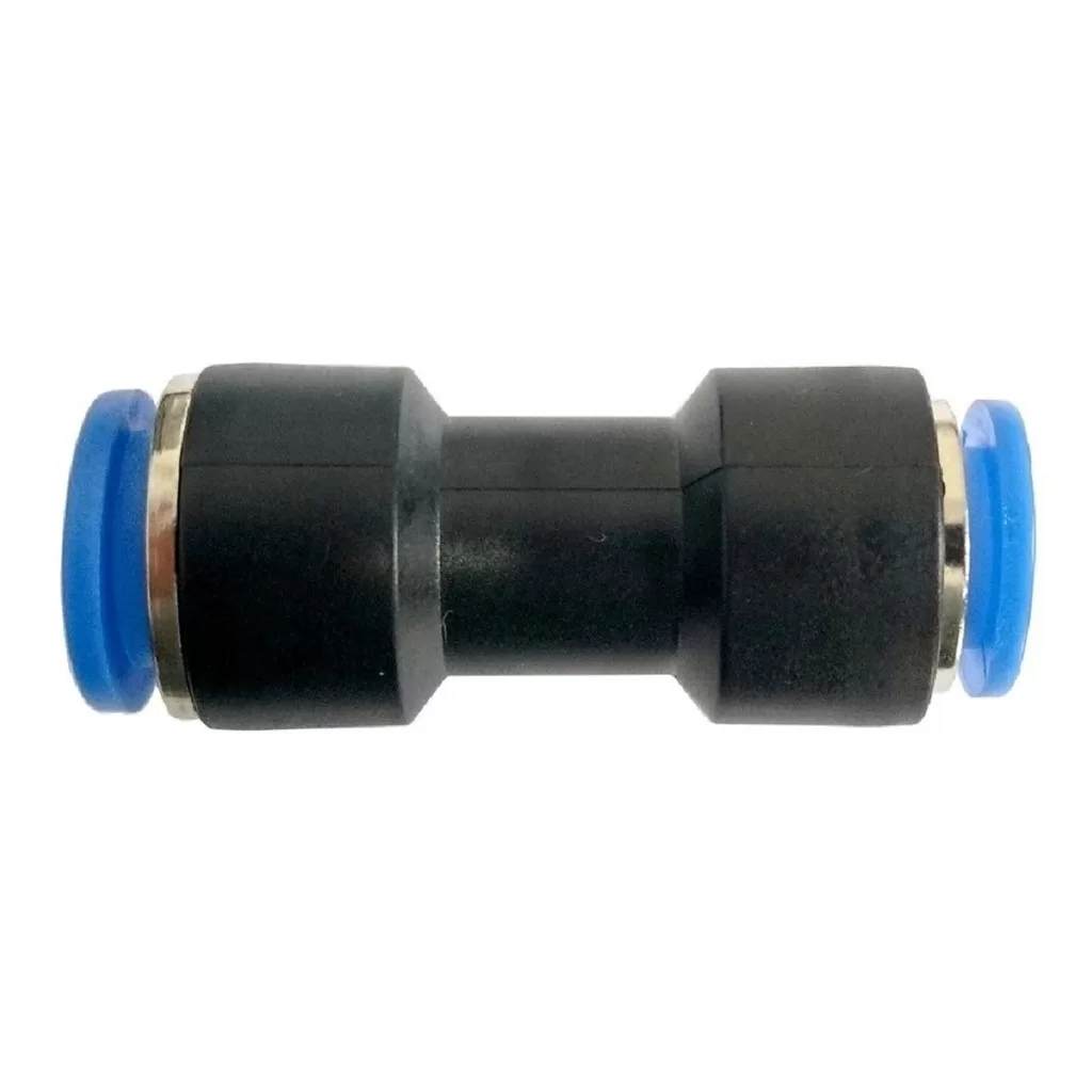 Kit 12 Peças União Reta Pneumatica 6 Mm