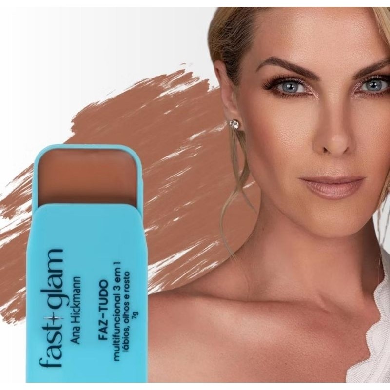MaquiagemFaz Tudo Multifuncional 3 em 1 Fast Glam Ana Hickmann