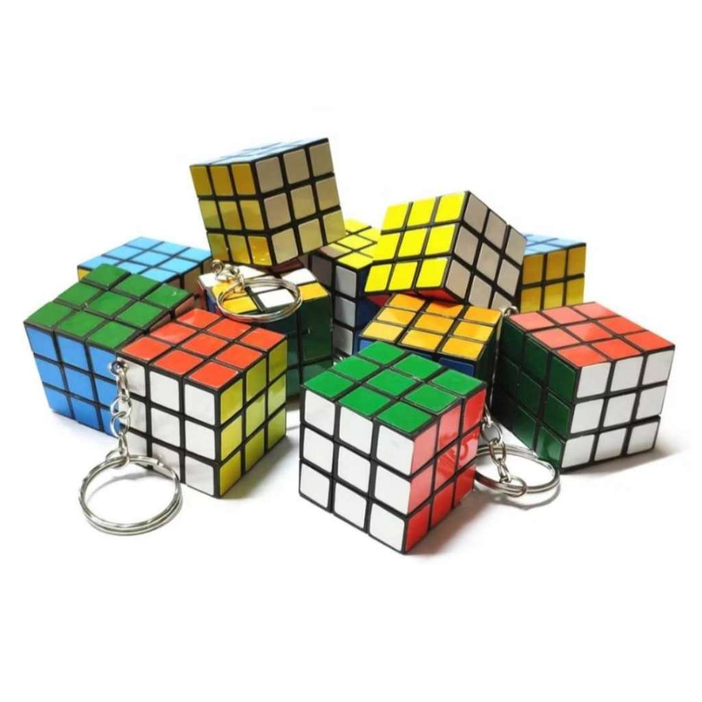Kit 6 12  24Chaveiro  Kit 12 Chaveiro MINI Cubo Magico 3cm Para Lembrancinha festa brinde