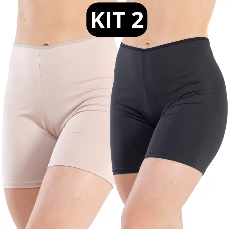 Kit 2 Shorts Segunda Pele Anágua