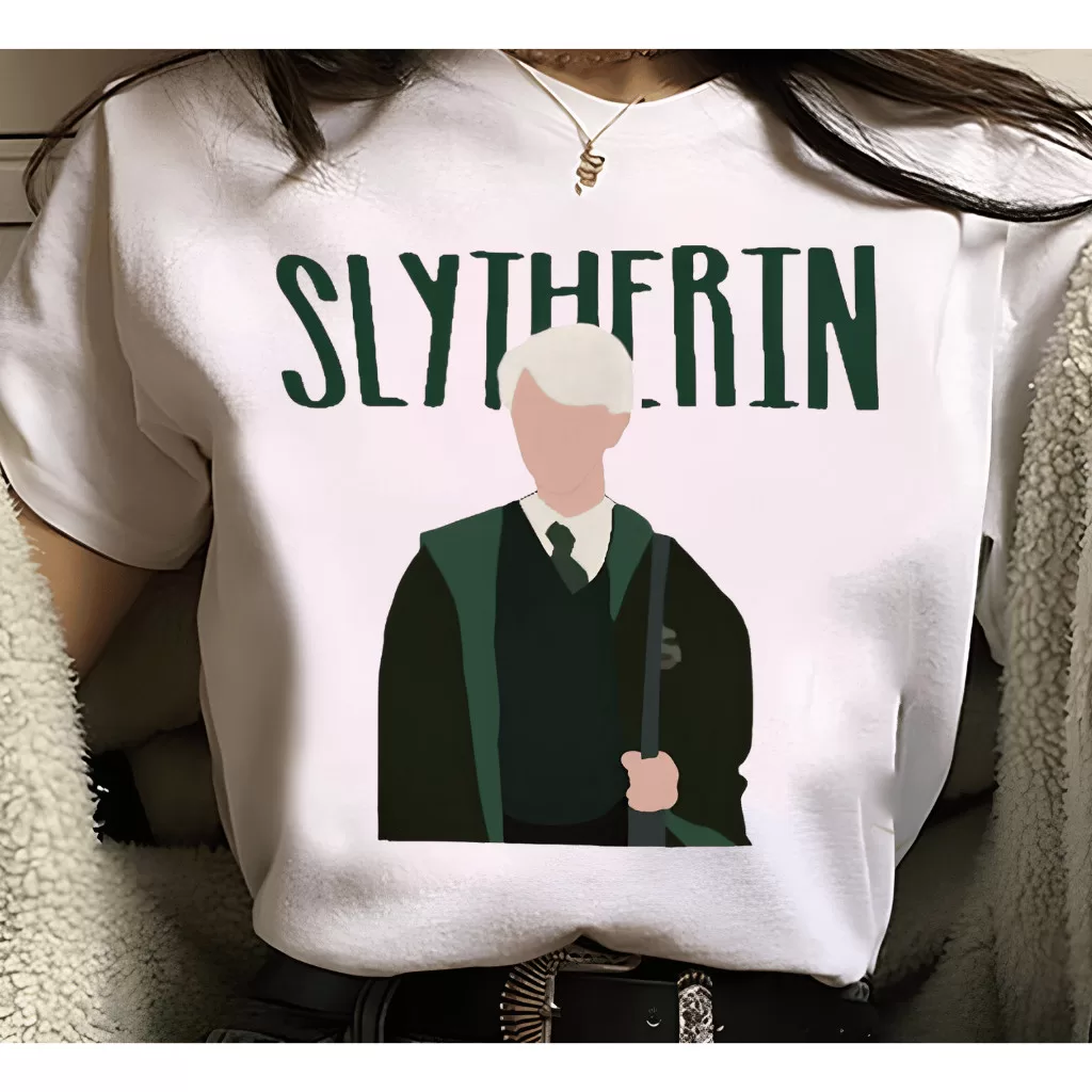 Camiseta Feminina | Draco Malfoy Sonserina | Harry Potter