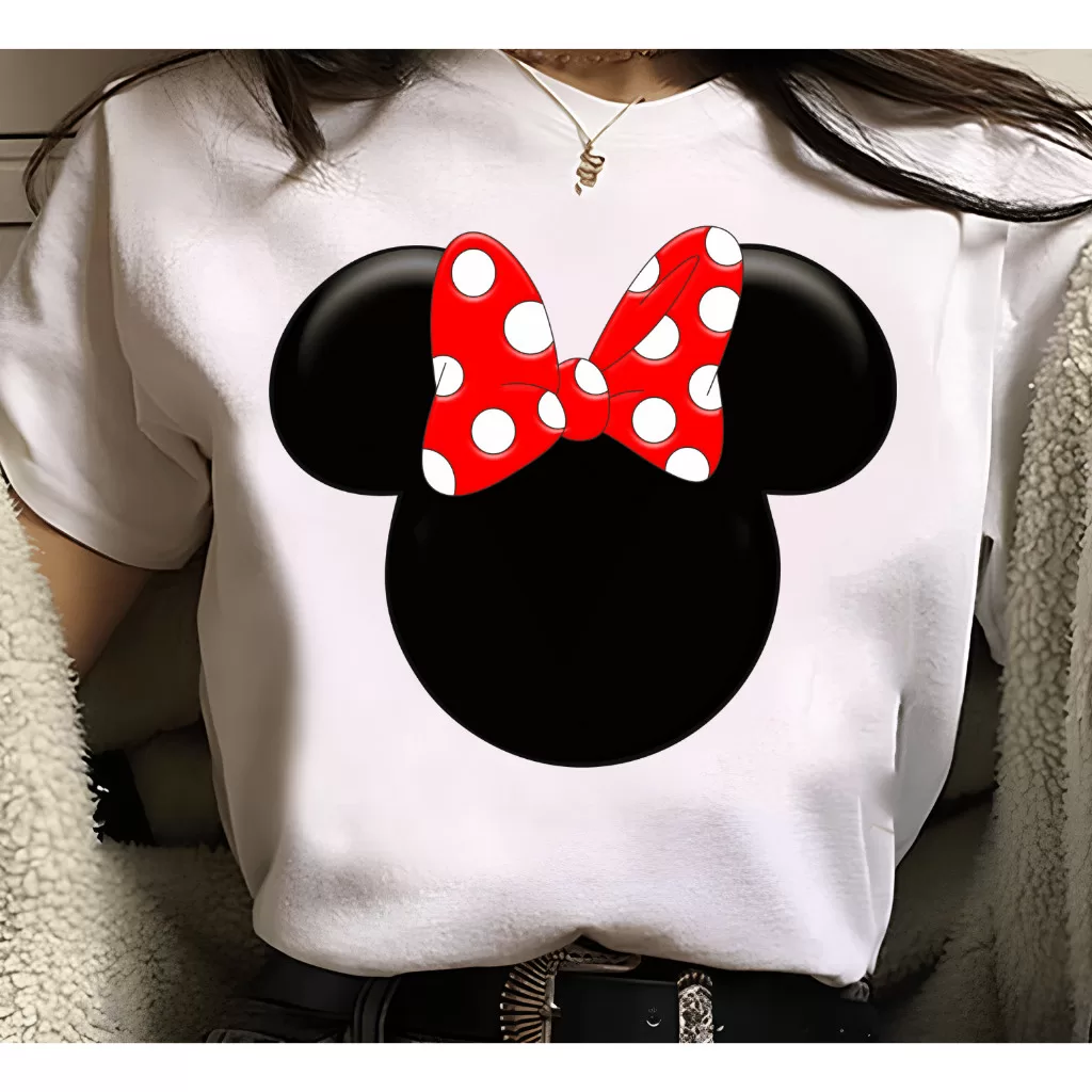 Camiseta Minnie Laço Na cabeça | Dis