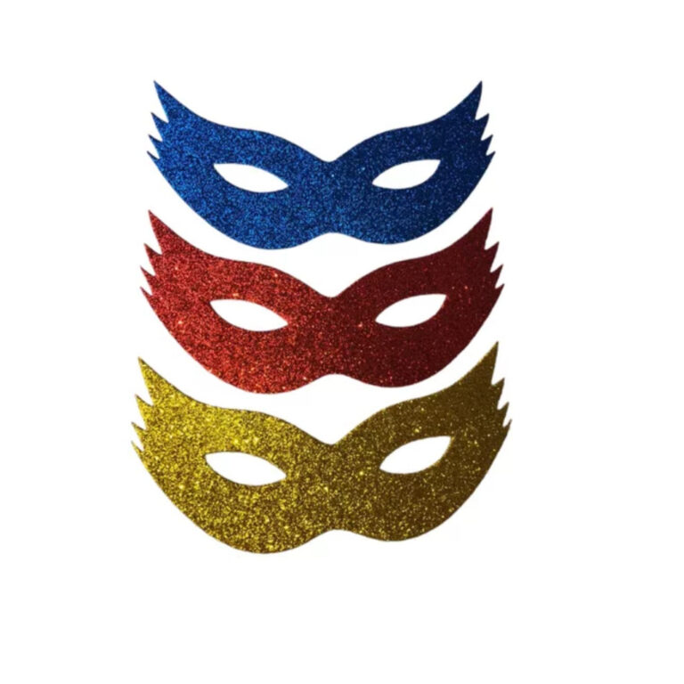 Kit Máscaras de Festa Carnaval Fantasia EVA Color