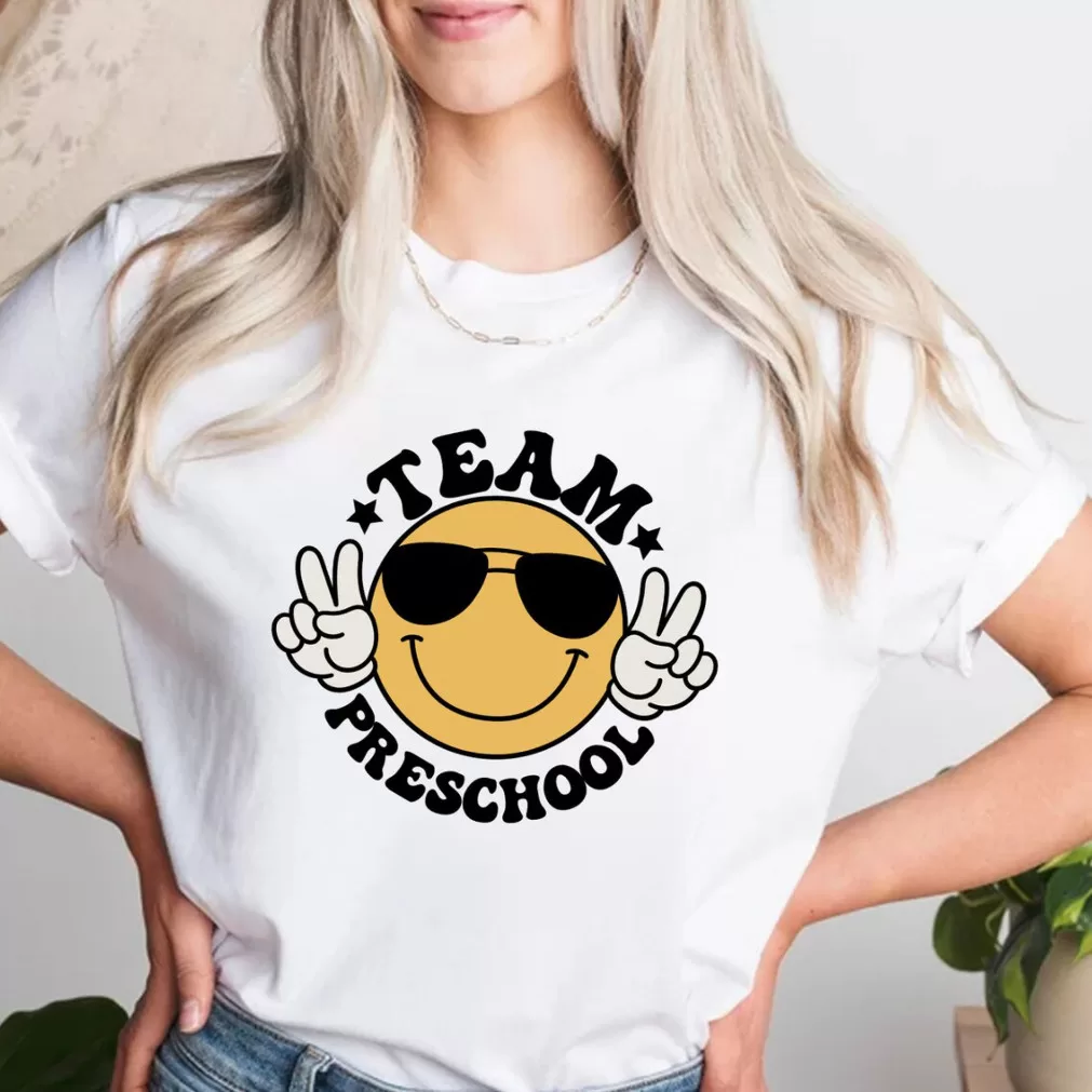 Camiseta Camisa Feminina – Preschool School Escola – Smile