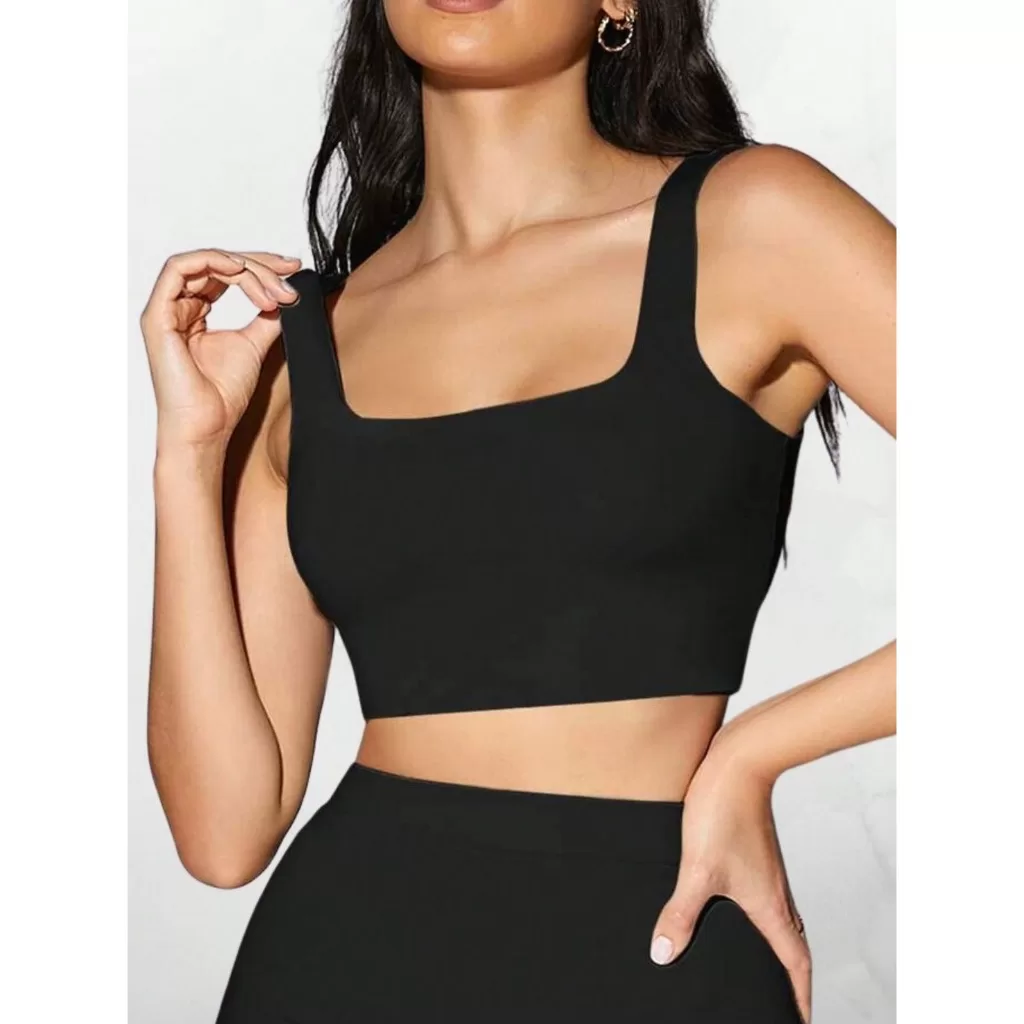 Cropped Feminino Moda Festa Alça Fashion Estiloso Casual