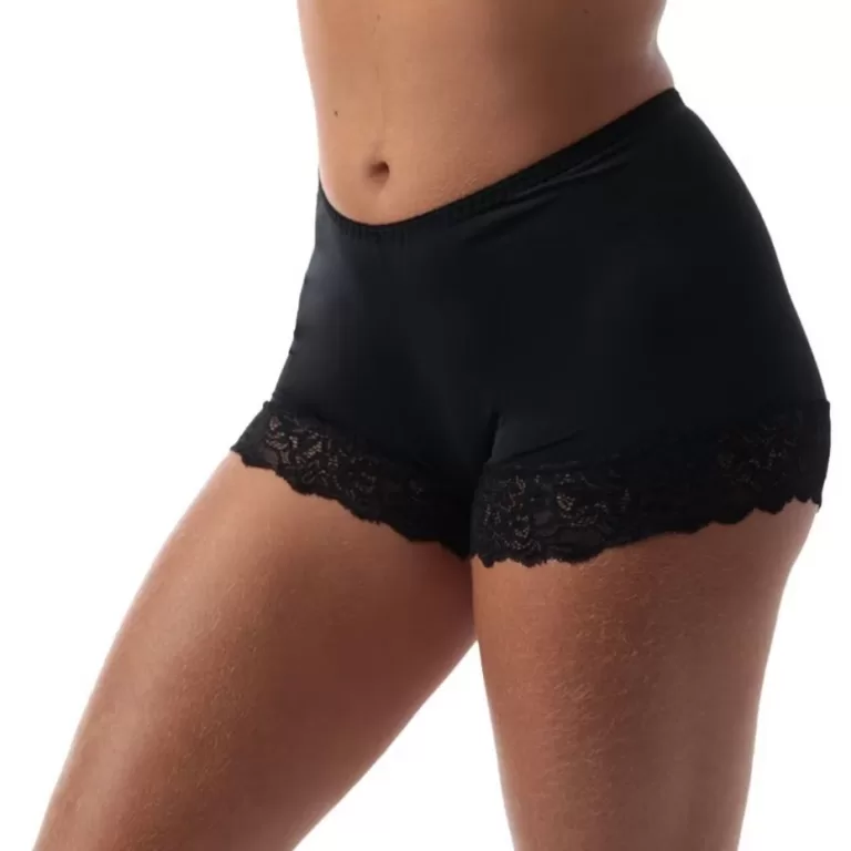 Anágua Segunda Pele Feminina Renda Bermuda Short 