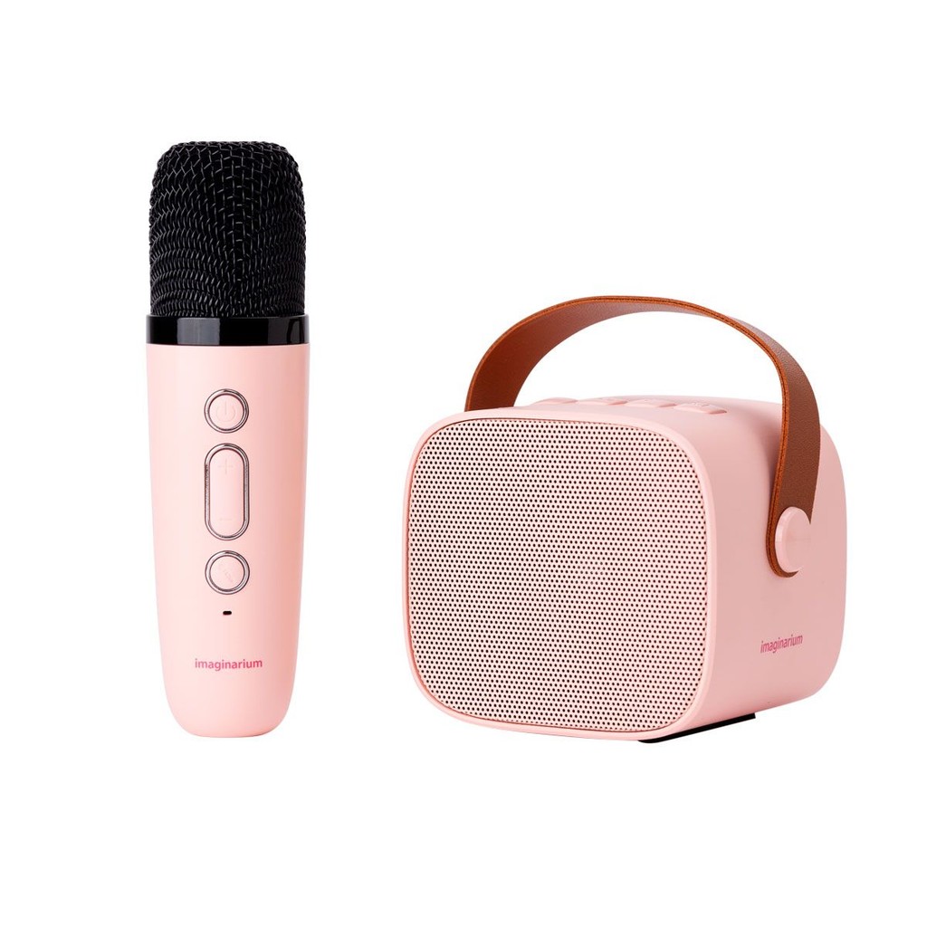 Mini karaoke e microfone rosa – Imaginarium