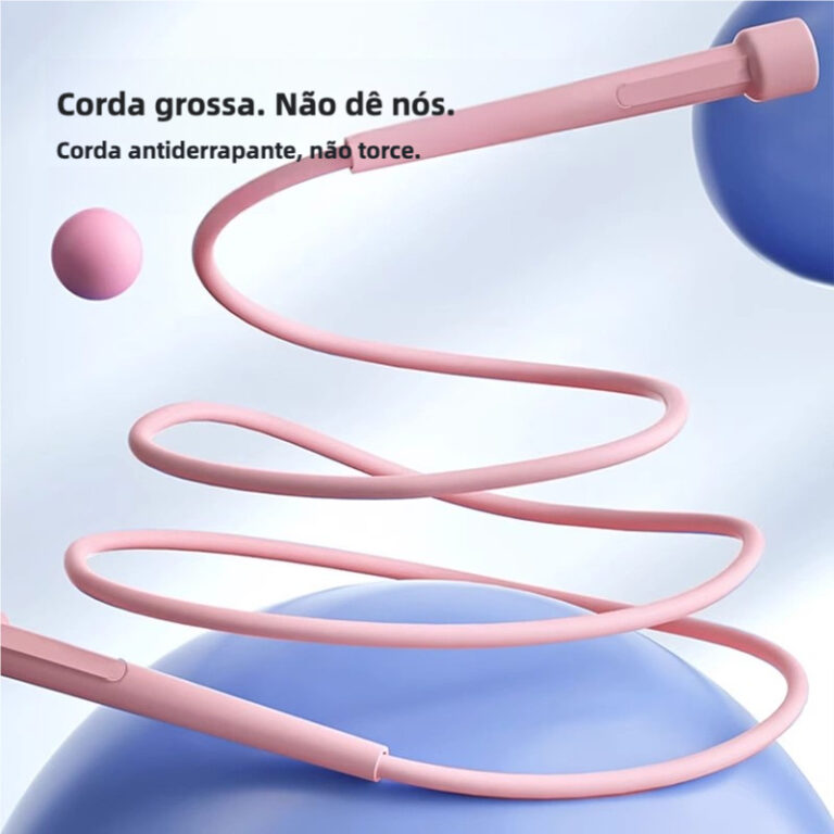 Cordas de Pular Profissional Ajustável de PVC 280