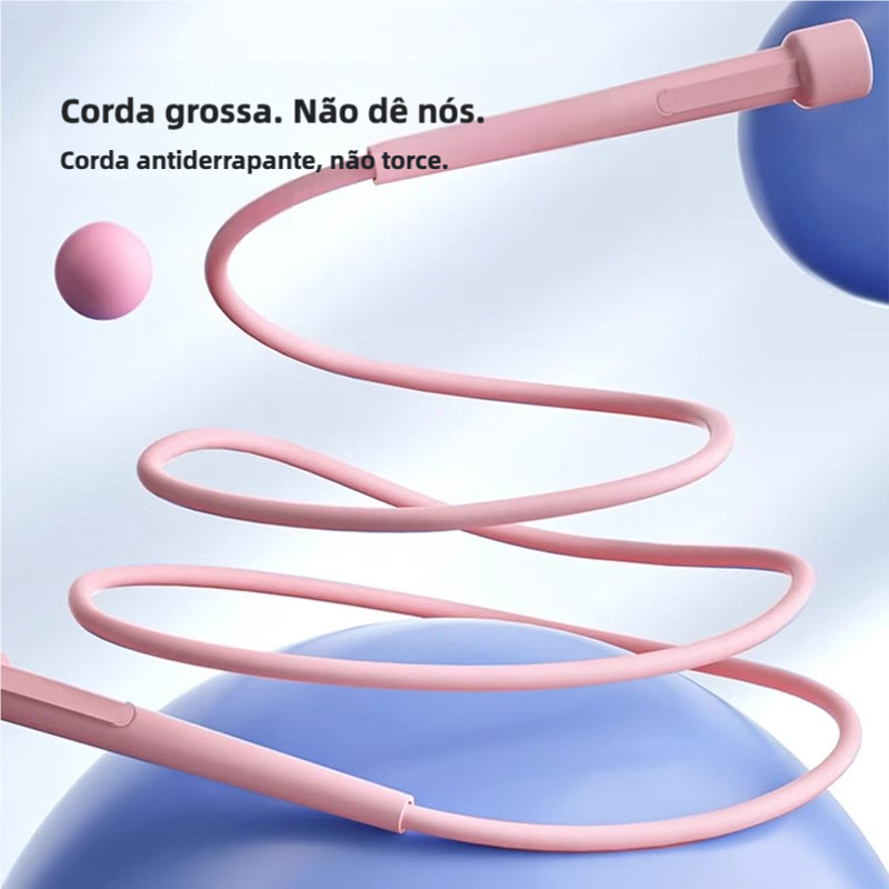 Cordas de Pular Profissional Ajustável de PVC 280cm (10) MT128