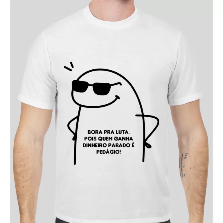 Camiseta Frase Flock – Bora pra Luta –