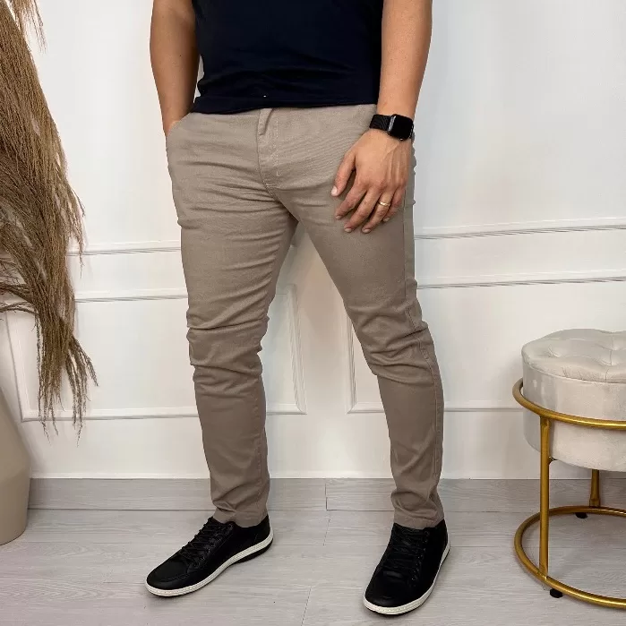 Calça SARJA Masculina Sport Fino Skinny com Lycra