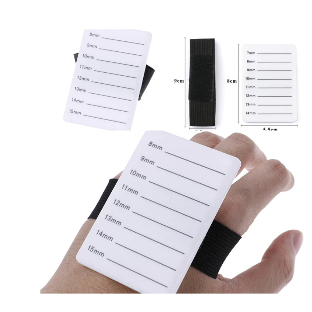 Placa De Mão Para Suporte De Cílios Com Alça Re