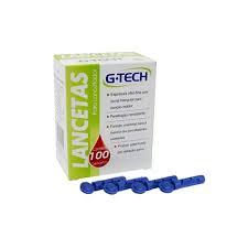 Lancetas G-tech Universal Glicose Caixa Com 100 Un