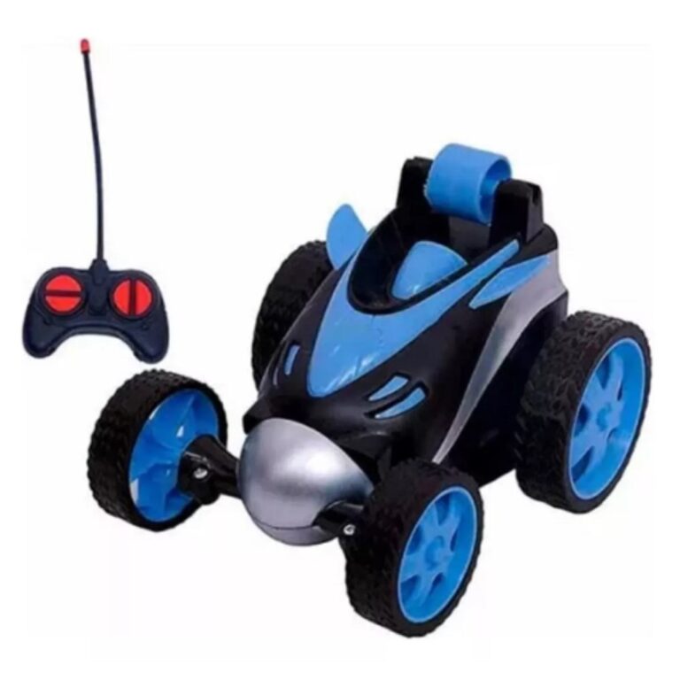 Carrinho Super Spin 360° De Controle Remoto Azul 