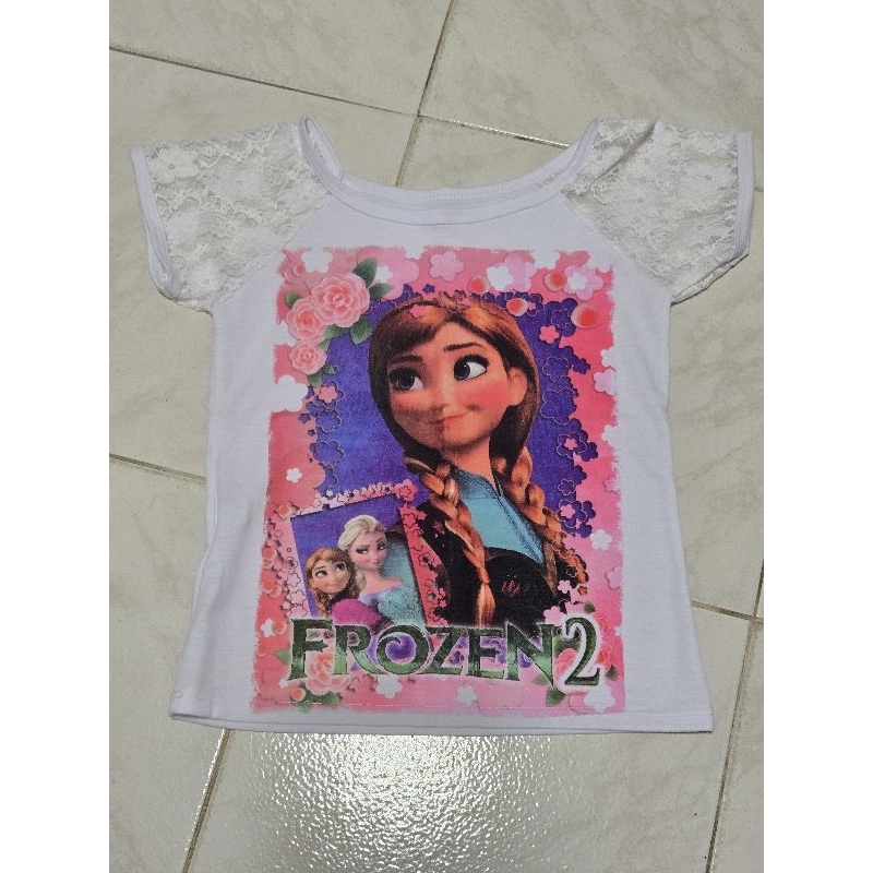 camisa infantil frozen 3.4 anos