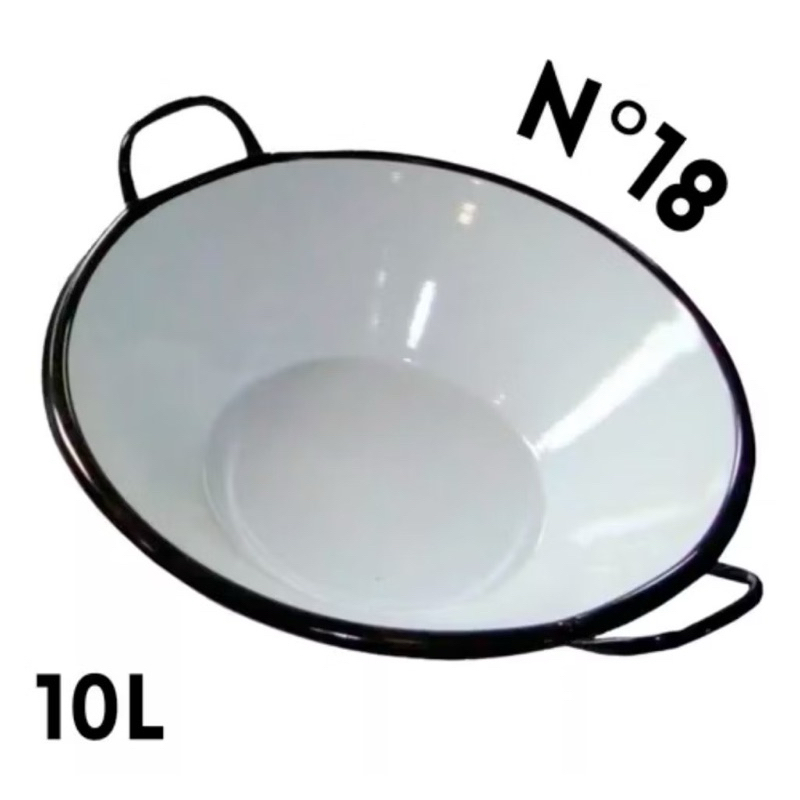 Tacho Esmaltado Para Frituras N18 NCG – 10 Litros Pastel Fritura Batata