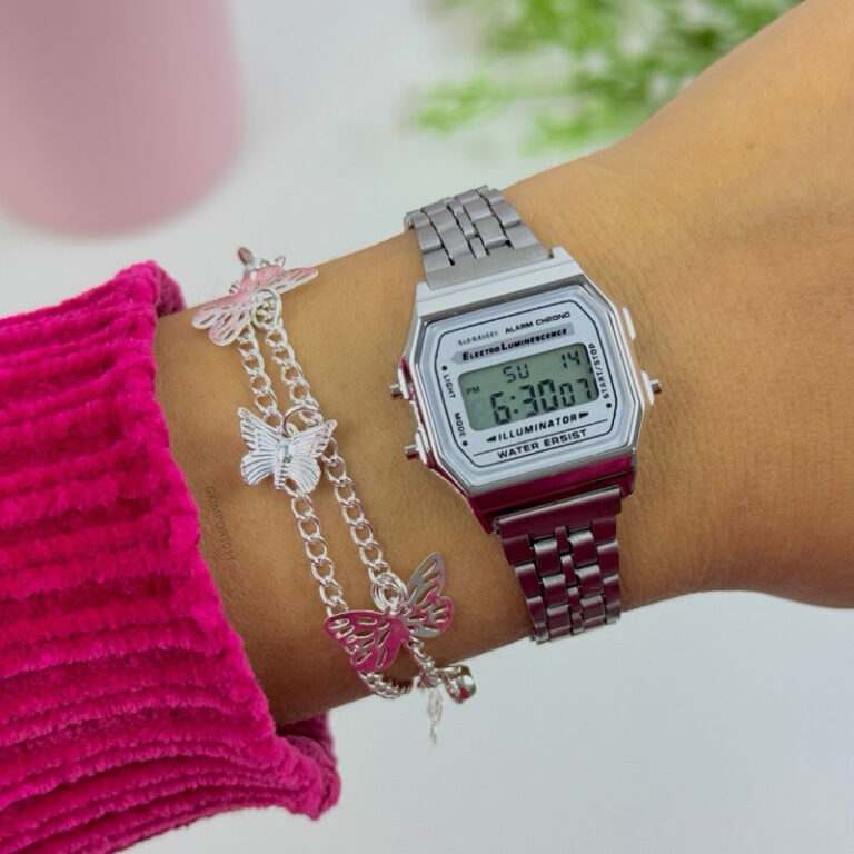 Relógio Retrô Wr MINI Unissex  Digital Led Vinta