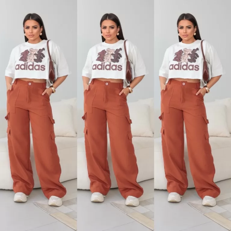 Calça cargo feminina alfaiataria confortável est