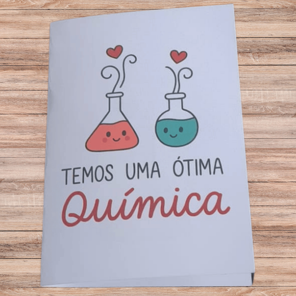 Temos uma Ótima Química  Presenteie Quem Te Completa