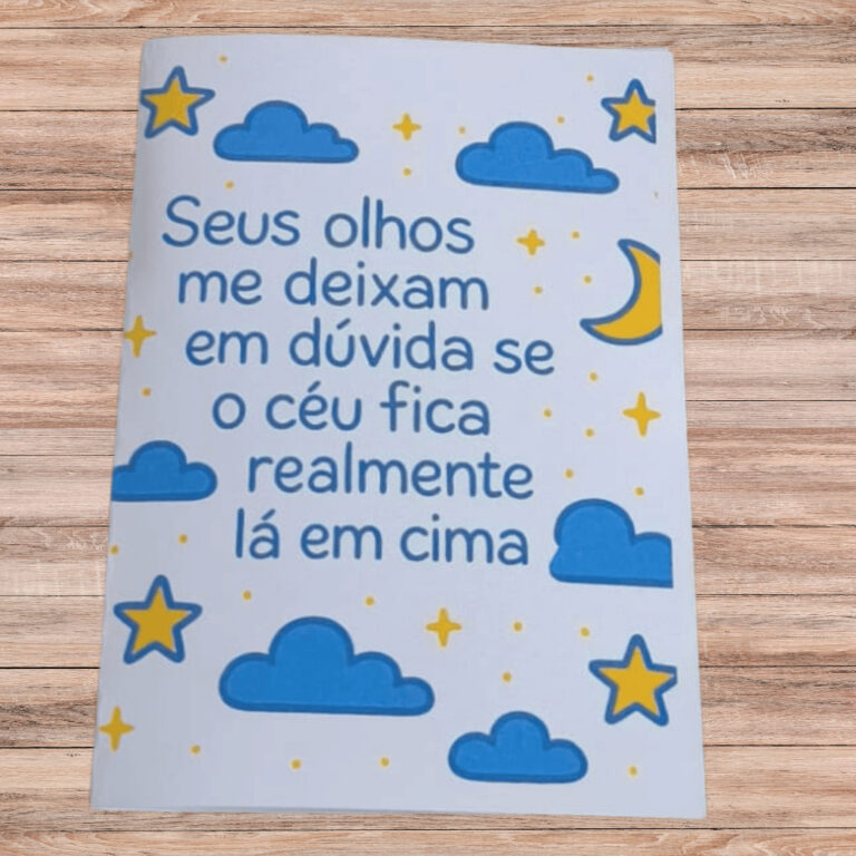 Cartão Entre Céu e Amor… Seus Olhos Me Faz