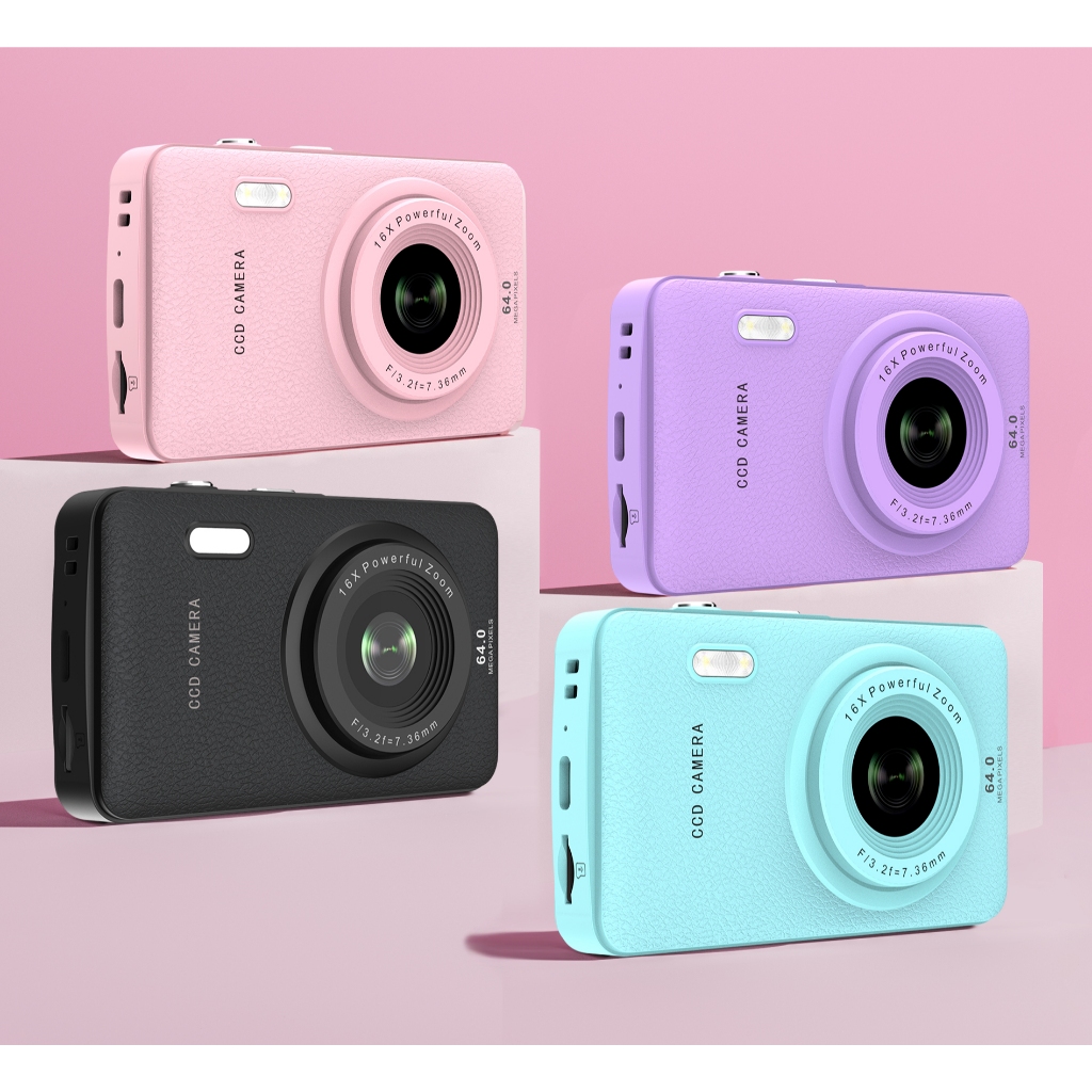 Câmera digital HD 1080P Câmera digital recarregável de 2,4 polegadas com zoom 16x compacto 44MP