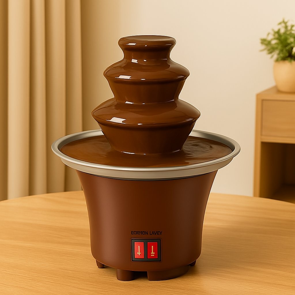 Cascata De Chocolate Para Festa Panela De Fondue Eletrica 110v Frutas Doces Cozinha
