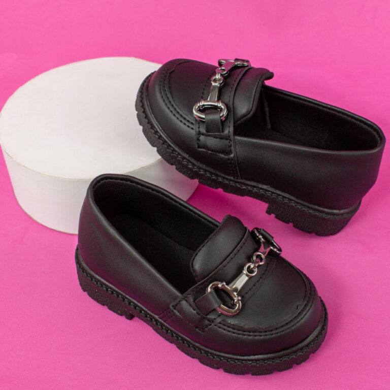 Sapato Infantil Feminino Mocassim Fecho Delicado C