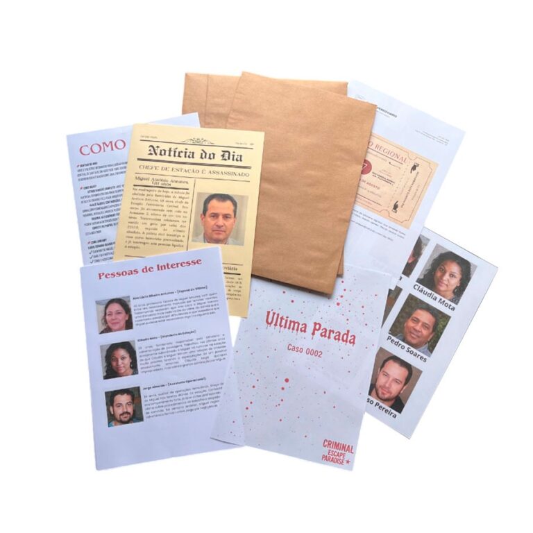 Kit 2 Jogos Detetive Investigação Criminal Resol