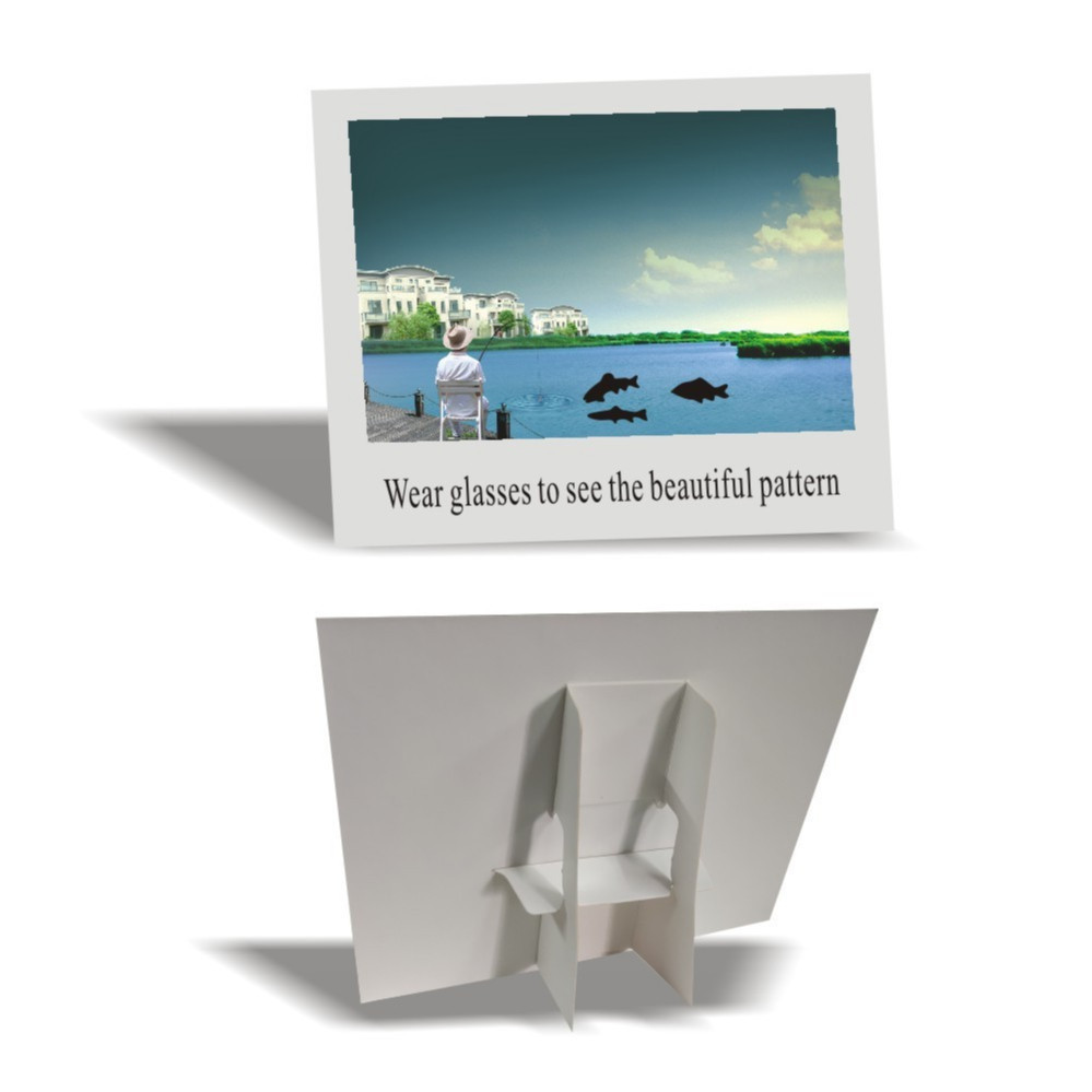 Teste Cartäo De Verificacäo para Oculos De Sol Polarizado14x17 cm Nova