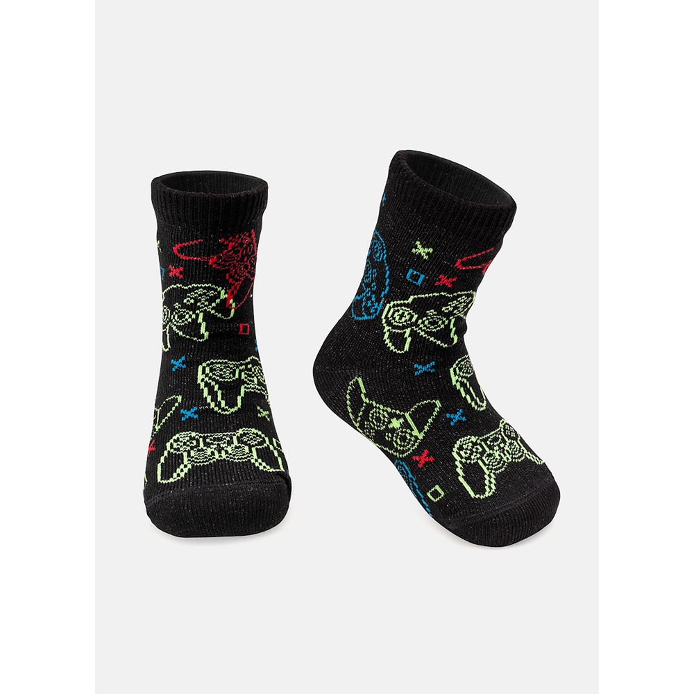 Meia Soquete Bebê Menino Games – Brulha no Escuro – Puket