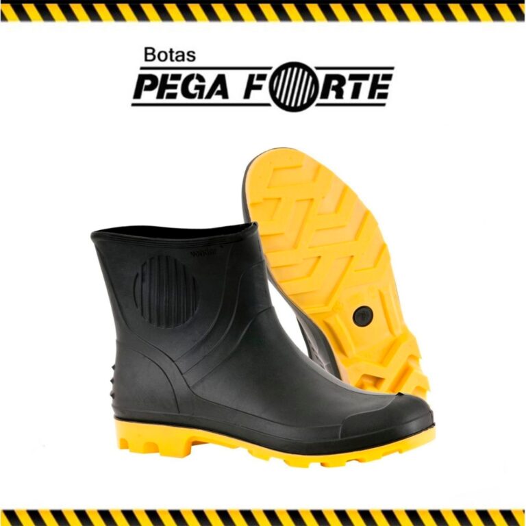 Bota Borracha Galocha Cano Curto Pega Forte Grende
