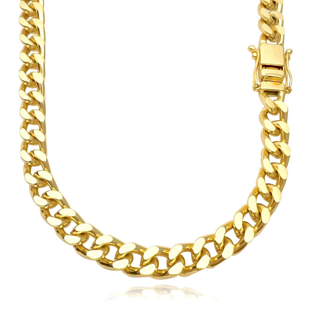 Corrente De Ouro 24k Masculina Grumet Banhado a Ouro