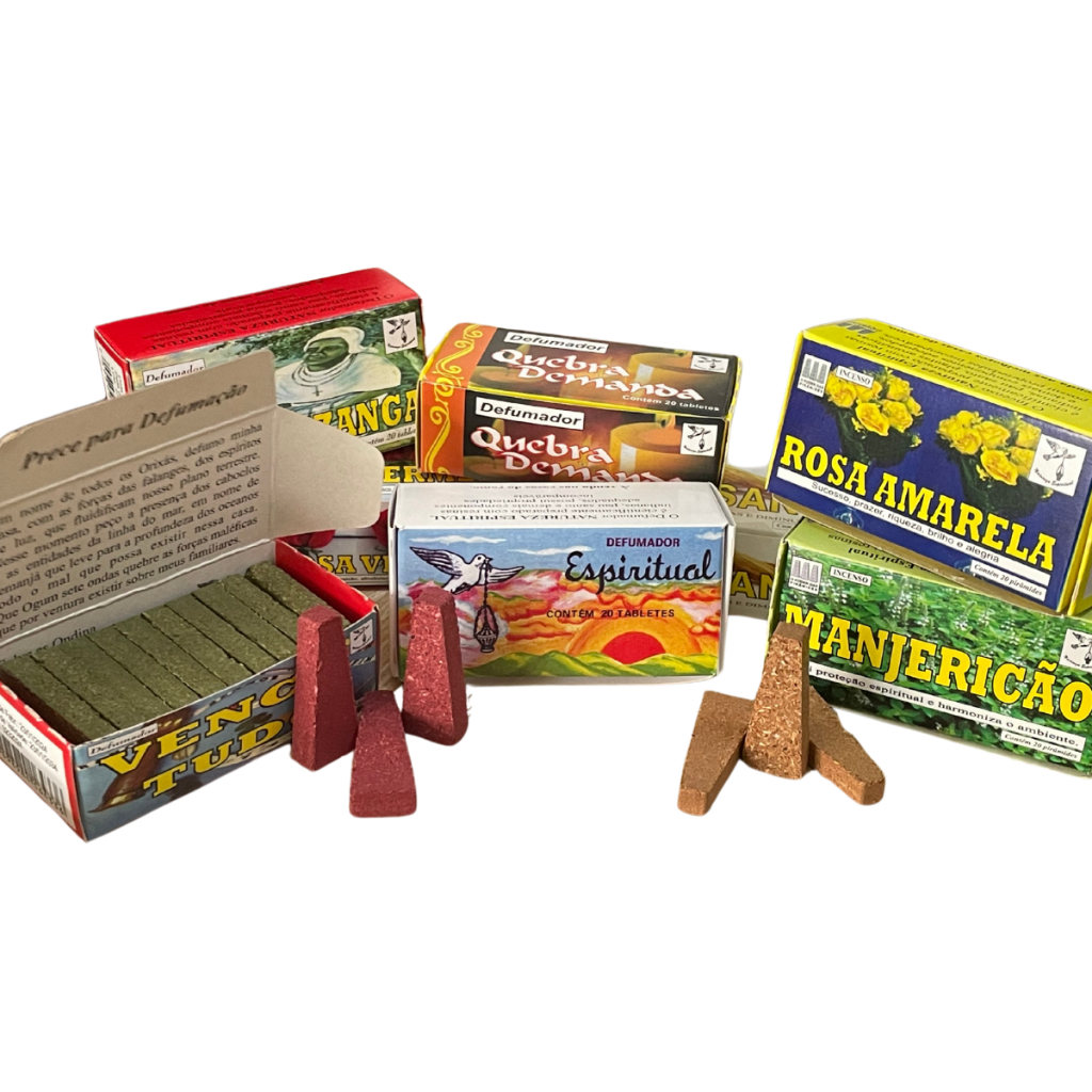 Defumador Incenso De Tablete Limpeza Energética e Espiritual Unidade Umbanda e Candomblé
