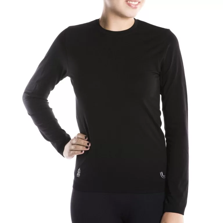 Camiseta Lupo Manga Longa Under Warm Feminina tér