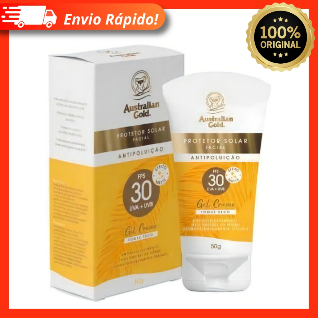 Protetor Facial Australian Gold FPS 30 Gel Creme 50g