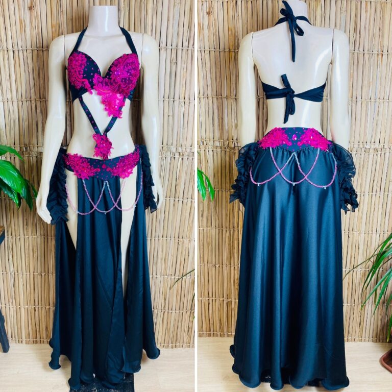 [Liquidação] Dança do Ventre Traje  Bordado Com