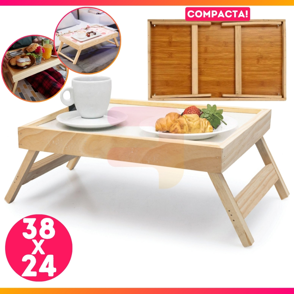 Bandeja Mesa Café Da Manhã Pézinho Dobrável Mesa Cozinha – MEGA PROMOÇÃO