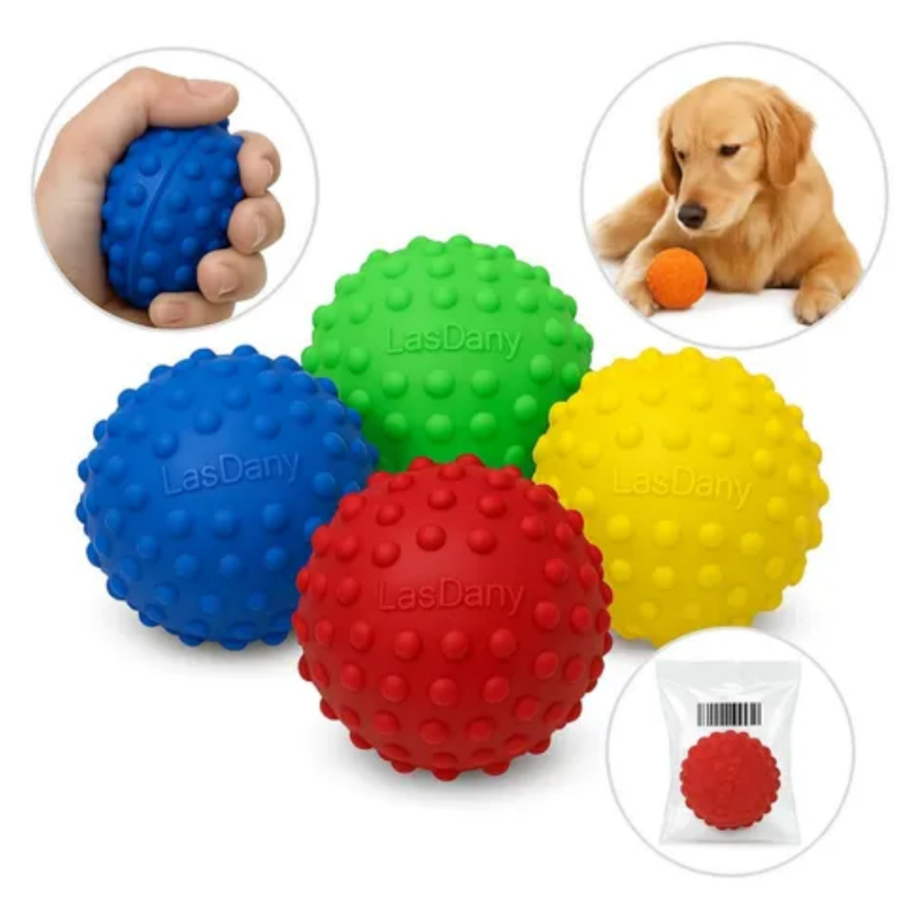 Kit-3 Bolinhas cravo pet Bola anti-estresse / Fisioterapia