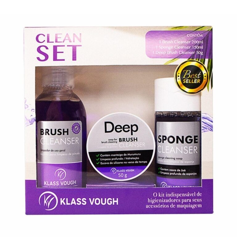 KIT HIGIENIZADOR DE ACESSÓRIOS KLASS VOUGH CLEAN 
