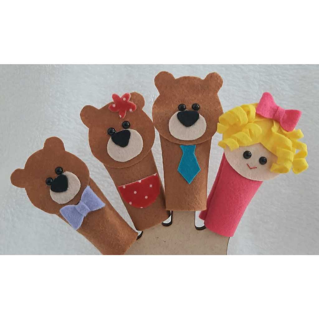 Kit Dedoche Cachinhos Dourados