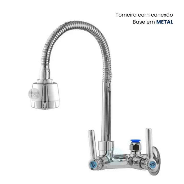 Torneira Gourmet sem Filtro Parede e Bancada Gourm