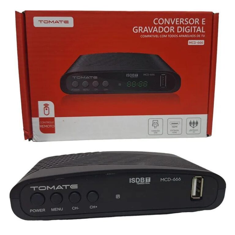 Conversor e Gravador Digital para TVs Antigas MCD-
